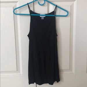 Halter top with lace detail